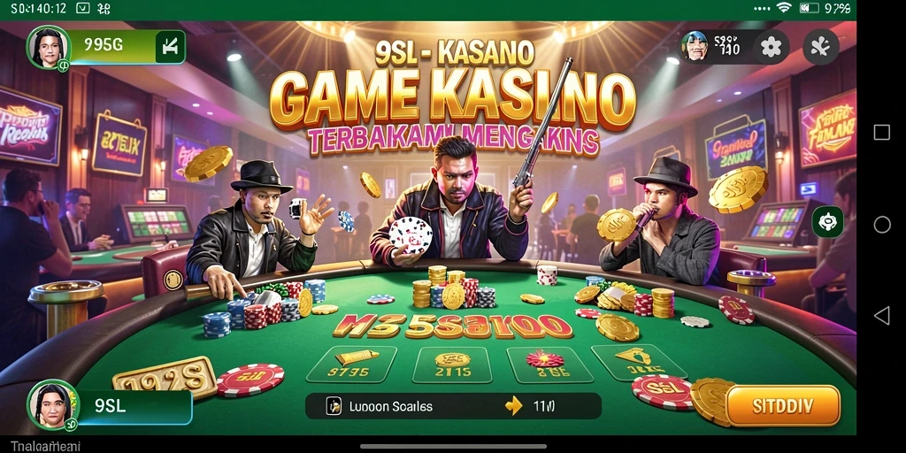 Screenshot <strong>9SL</strong> menunjukkan gameplay kasino yang seru dan imersif.