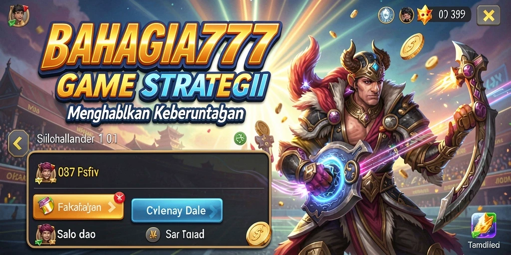 Screenshot gameplay BAHAGIA777 menampilkan aksi strategis yang mendebarkan.