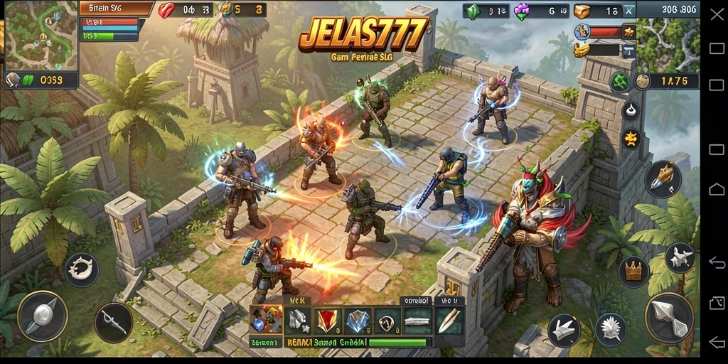 Tampilan gameplay seru dan menantang di <strong>JELAS777</strong>.