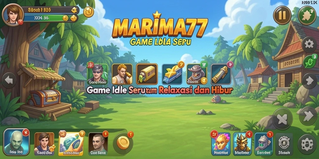 Screenshot gameplay <strong>MARIMA77</strong> menampilkan momen seru dari permainan Idle.