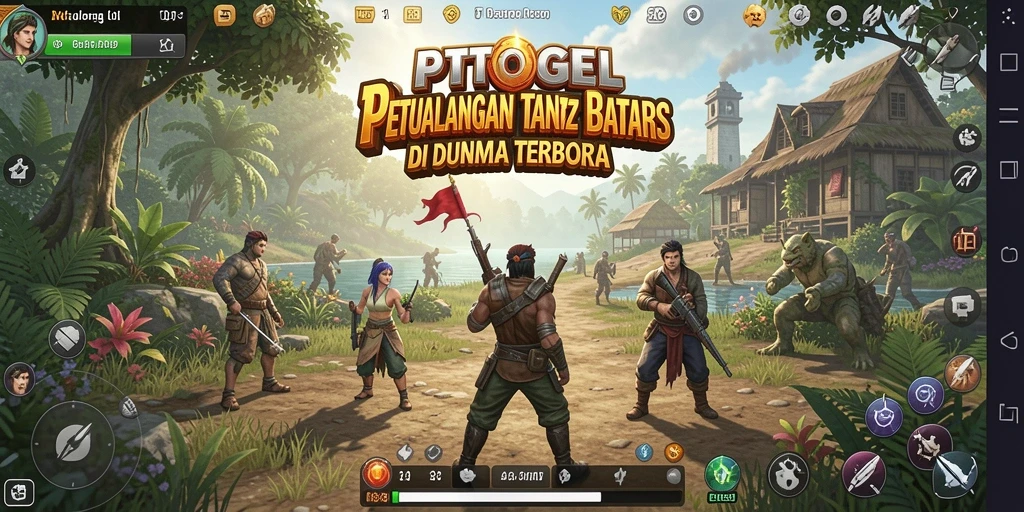 Tampilan gameplay PTTOGEL yang memukau di dunia terbuka.