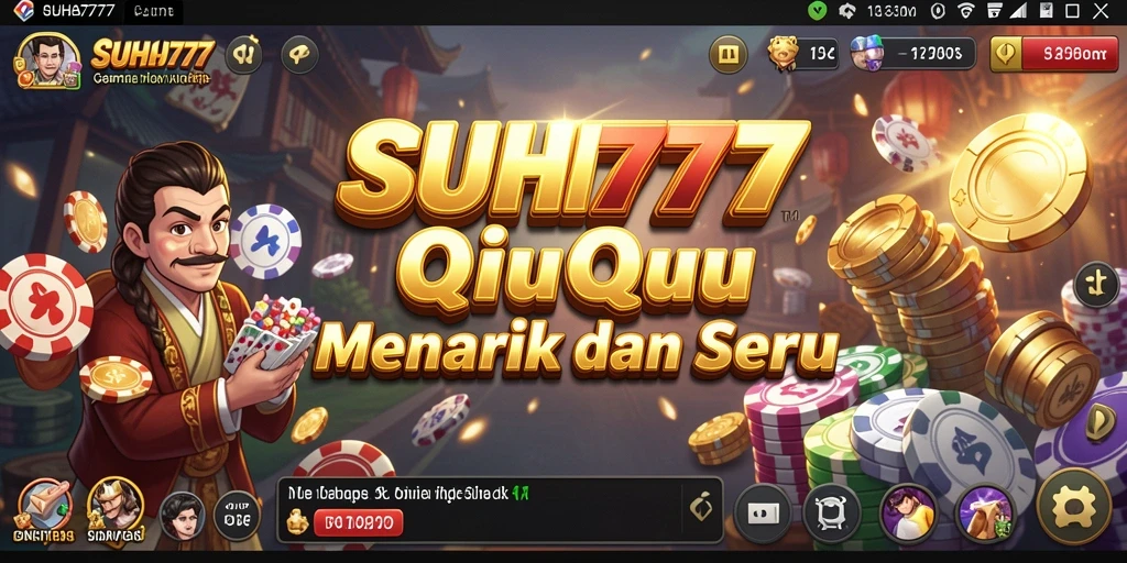 Tampilan gameplay seru dalam permainan QiuQiu.